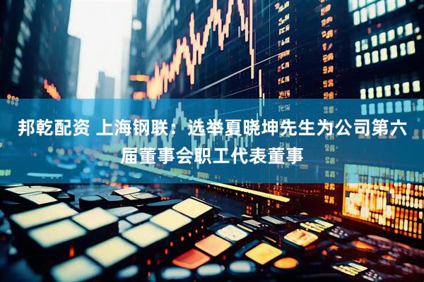 邦乾配资 上海钢联：选举夏晓坤先生为公司第六届董事会职工代表董事